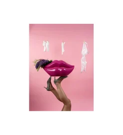 Wazon LIPS 56 cm różowy