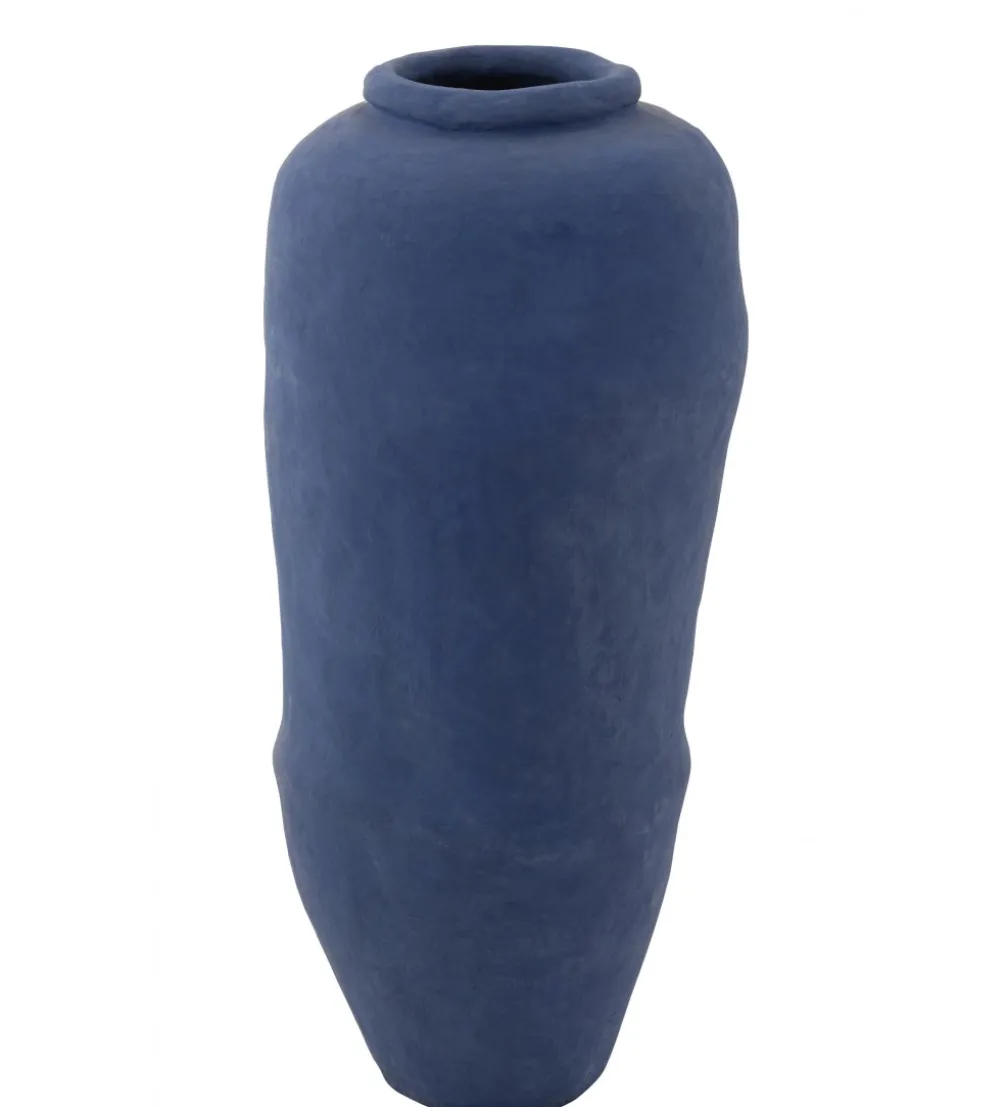 Wazon LORD 100 cm papier mache niebieski