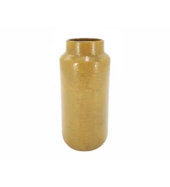 Wazon MOSTAZA 30 cm ceramika musztardowy