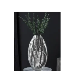 Wazon ORGANIC 45 cm srebrny