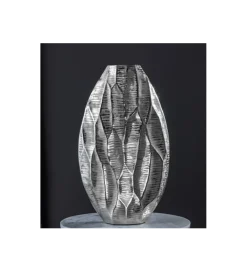 Wazon ORGANIC 45 cm srebrny