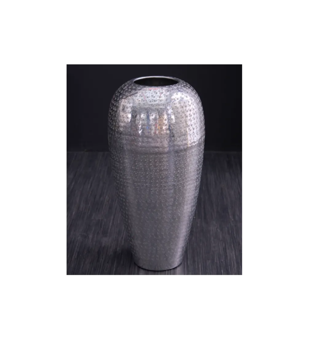 Wazon ORIENT 50 cm srebrny