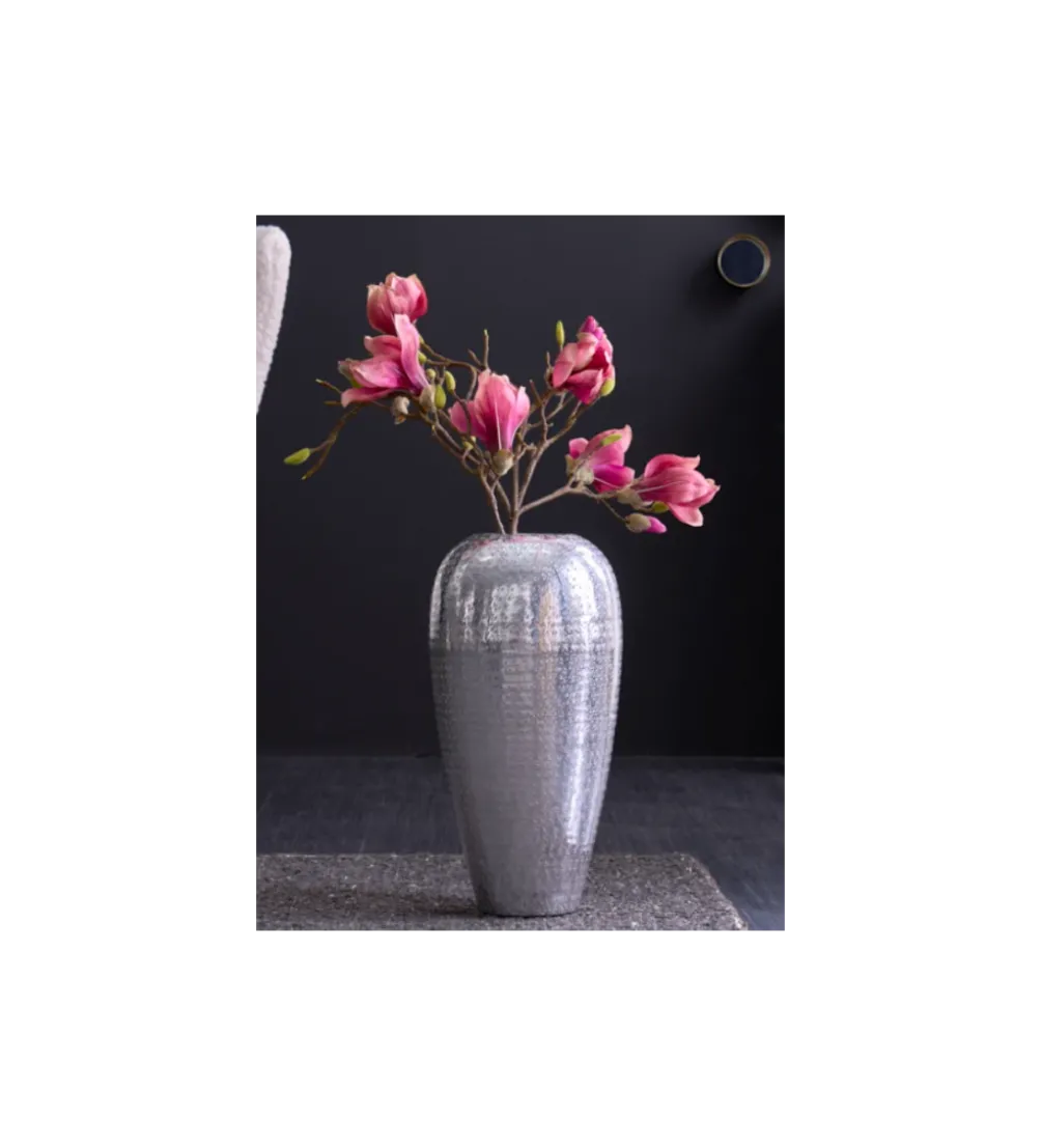 Wazon ORIENT 50 cm srebrny