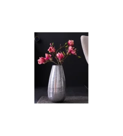 Wazon ORIENT 25 cm srebrny