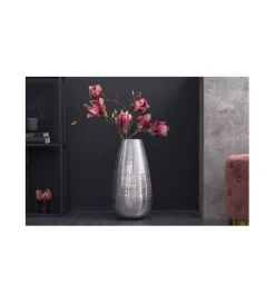 Wazon ORIENT 25 cm srebrny