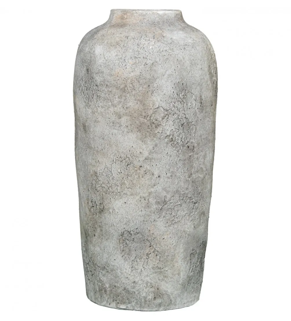 Wazon RUSTIC 43 cm ceramika szary