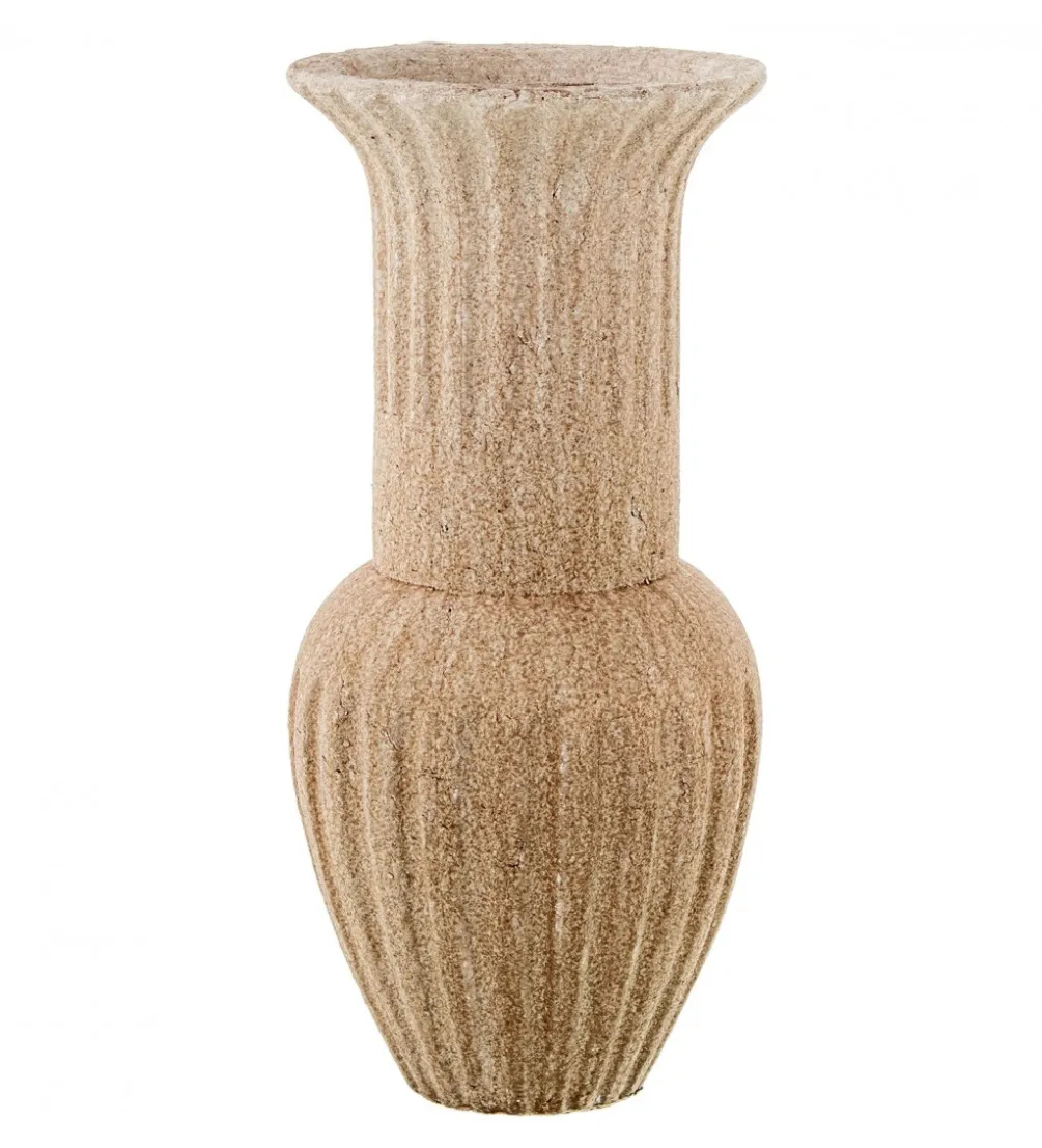 Wazon SIGEM 38 cm ceramika brązowy