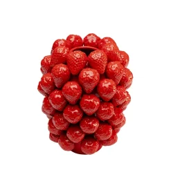 Wazon Strawberries  30 cm czerwony