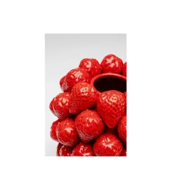 Wazon Strawberries  30 cm czerwony
