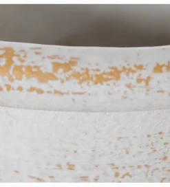 Wazon ZAGA 48 cm ceramika biały