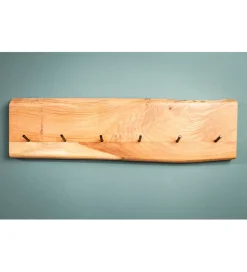 Wieszak ścienny Mammut 80 cm drewno akacja honey