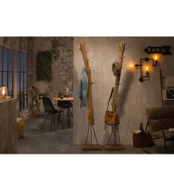 Wieszak Hemingway 200 cm drewno Teak