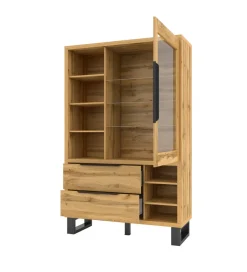 Witryna Halle 120 cm w optyce dąb wotan