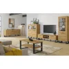 Witryna Halle 120 cm w optyce dąb wotan