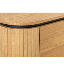 Witryna ATELIER 140 cm kolor naturalnego dębu
