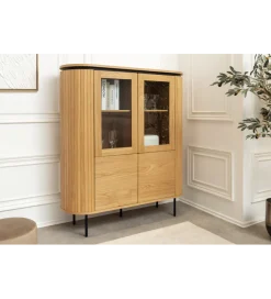 Witryna ATELIER 140 cm kolor naturalnego dębu
