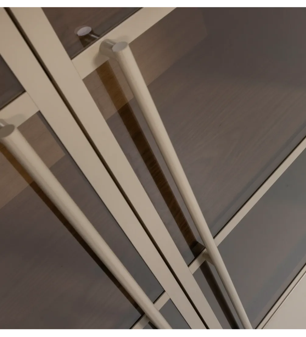 Witryna CASA 236 cm drewno sosny piaskowy