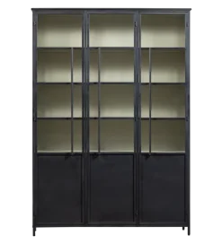 Witryna EXHIBIT 200 cm XL czarny