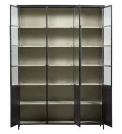 Witryna EXHIBIT 200 cm XL czarny