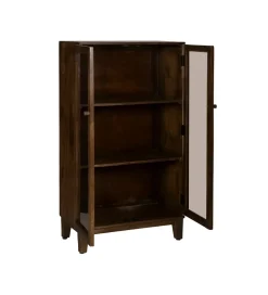 Witryna KOST 140 cm drewno mango brązowy