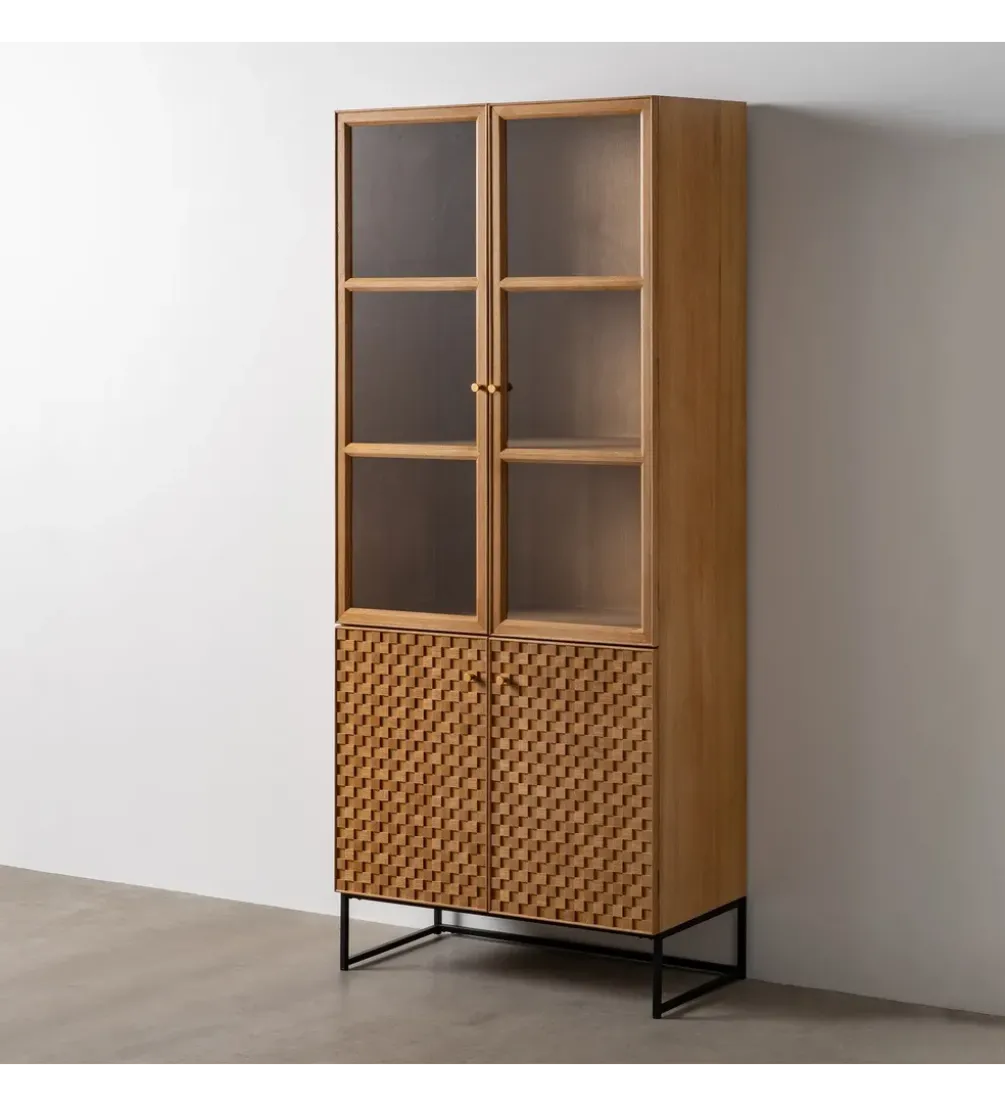Witryna MARGINI 198 cm naturalna