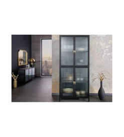 Witryna OLIMPIA II 80 cm czarna