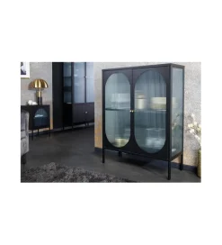Witryna OLIMPIA III 90 cm czarna