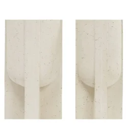 Zestaw 2 donic FERVA 101 cm 80 cm biała