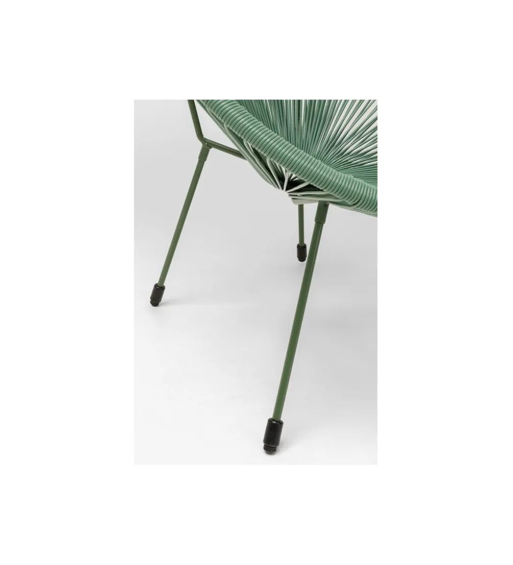 Zestaw 2 foteli ACAPULCO mono zielony