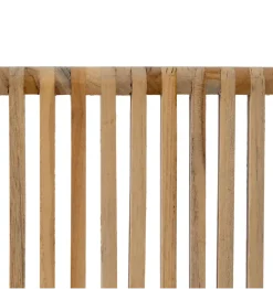 Zestaw 2 konsol BELLAMONTE 85 cm 75 cm drewno teak