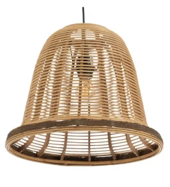 Zestaw 2 lamp wiszących WIESEM 41 i 33 cm naturalne