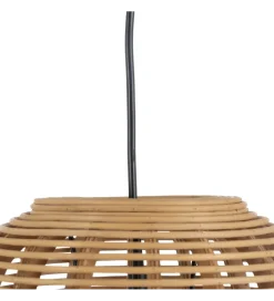 Zestaw 2 lamp wiszących WIESEM 41 i 33 cm naturalne