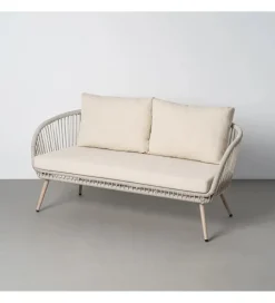 Zestaw ogrodowy DUNA sofa 153 cm dwa fotele 74 cm stolik 66 cm
