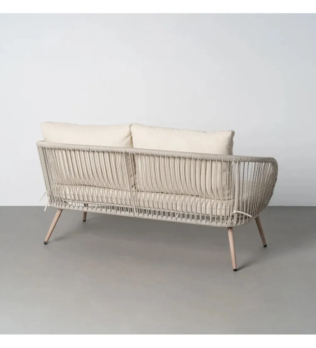 Zestaw ogrodowy DUNA sofa 153 cm dwa fotele 74 cm stolik 66 cm