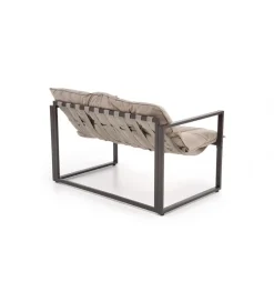 Zestaw ogrodowy SHARK brązowy - sofa + 2 x fotel + ława