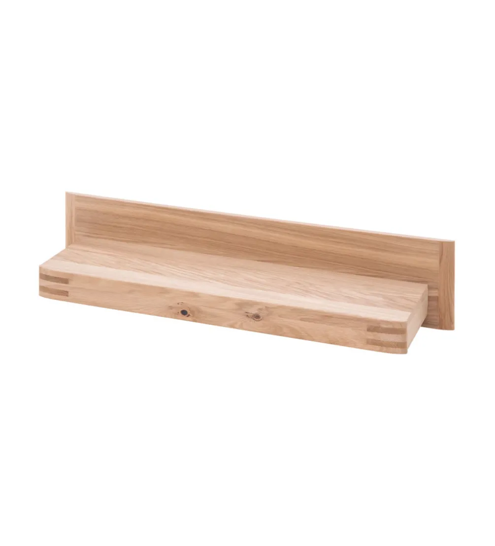 Zestaw 2 półki wiszące SALVADOR 90 cm w optyce dębu naturalny