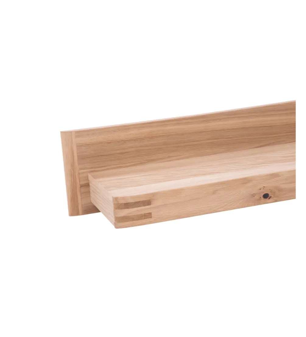 Zestaw 2 półki wiszące SALVADOR 90 cm w optyce dębu naturalny