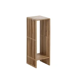Zestaw 2 regałów BELLAMONTE drewno teak 86 cm 68 cm