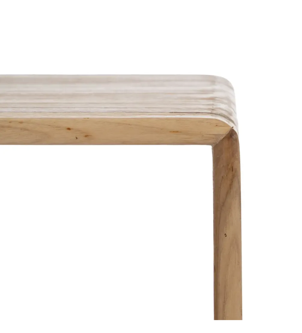 Zestaw 3 stolików kawowych BELLAMONTE 65 cm 55 cm 35 cm naturalnych