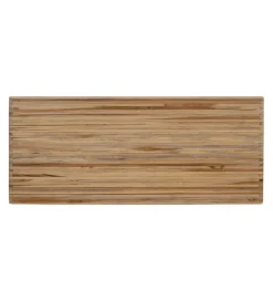 Zestaw 2 stolików kawowych BELLAMONTE 85 cm 75 cm drewno teak