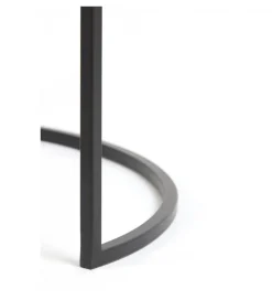 Zestaw 2 stolików kawowych DUARTE 65 cm 75 cm czarne