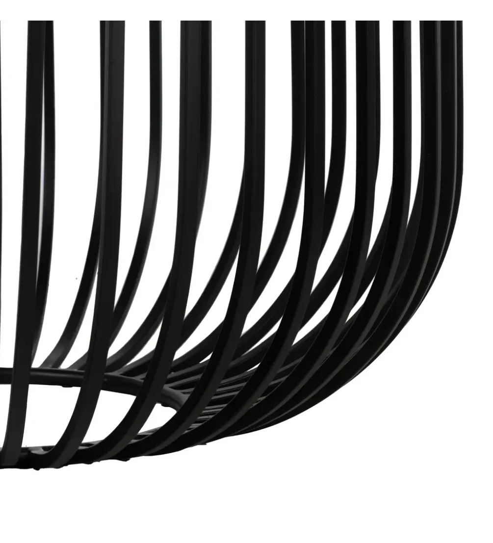 Zestaw 2 stolików kawowych GECMY 68 cm 55 cm czarne
