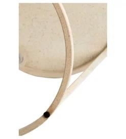 Zestaw 2 stolików kawowych SADAR 65 cm 75 cm piaskowe